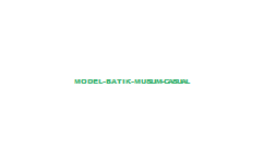 Model Batik Muslim Casual Model Kebaya Modern