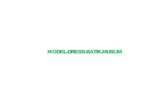 Model Dress Batik Muslim Model Kebaya Modern